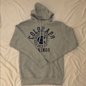 Gray Colorado Springs Hoodie